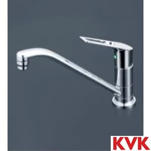 KVK KM5011UTEC 取付穴兼用型・シングル混合栓（eレバー）