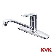 KM5091TECHS シングル混合栓 eレバー 撥水