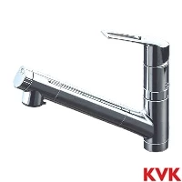KM6001EC2TN KVK 浄水器内蔵用シングルシャワー付混合栓 eレバー