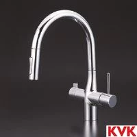 ビルトイン浄水器用シングルシャワー付混合栓