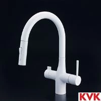 KM6081SCVECM4 ビルトイン浄水器用シングルシャワー付混合栓(eレバー)