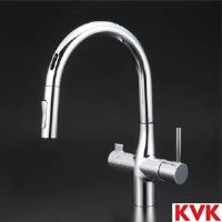 KM6091EC ビルトイン浄水器用シングルシャワー付混合栓(センサー付 eレバー)