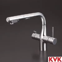 KM6121SCECHS ビルトイン浄水器用シングルシャワー付混合栓(センサー付 eレバー)