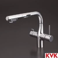 KM6131DEC ビルトイン浄水器用シングルシャワー付混合栓(センサー付 eレバー)
