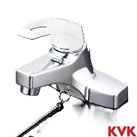 KM7014T2CN KVK シングル混合栓 ヒートン付