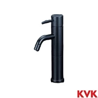 KM7051LM5 KVK シングル混合栓 ロングボディ マットブラック