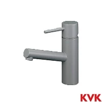 KM7061M6 KVK シングル混合栓 マットグレー