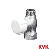 KVK KU330D KVK ストレート形止水栓 銅パイプ ナットなし