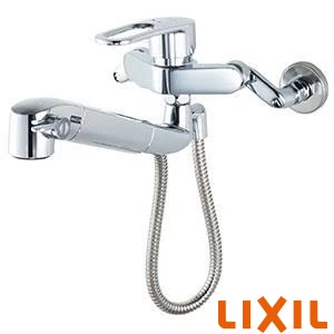 LIXIL(リクシル) JF-AH437SYZA(JW) 浄水器内蔵型シングルレバー混合水栓 簡易施工タイプ