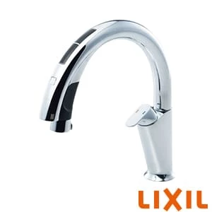 LIXIL(リクシル) JF-NA411SN(JW) キッチン用タッチレス水栓（浄水器ビルトイン型） ナビッシュハンズフリー