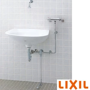 LIXIL(リクシル) L-125+LF-B51U+SF-25PA+LF-6L+SF-10E 手術用手洗器(足踏式手洗水栓)