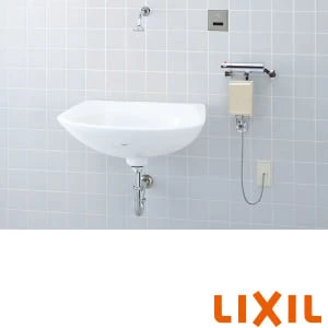 LIXIL(リクシル) L-125+OK-22A+LF-B58TSM-1+SF-25PA+LF-6L+SF-10E 手術用手洗器(自動水栓)セット