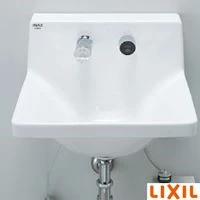 LIXIL(リクシル) L-A951A2E BW1 ハイバックガード洗面器 Mサイズ 自動水栓＋水石けん供給栓セット