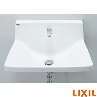 LIXIL(リクシル) L-A955HF BW1 ハイバックガード洗面器 Lサイズ ハンドル水栓セット