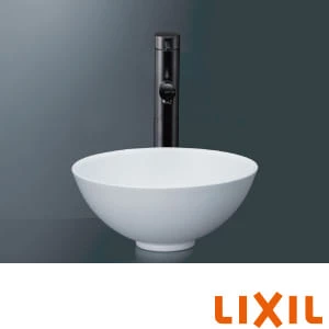 LIXIL(リクシル) L-CS-14/W+LF-E340SYHC/SAB+LF-3VKX2+LF-105PAL-XS 波工房YTシリーズ ベッセル式手洗器