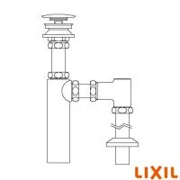 LIXIL(リクシル) LF-731SAC 床排水ボトルトラップ