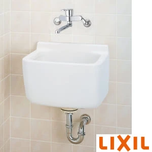 LIXIL(リクシル) S-21S BW1+SF-WM435SY (170)+SF-21M(P) 多目的流し(壁排水Pトラップ)セット