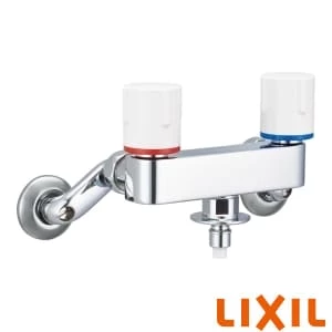 LIXIL(リクシル) SF-WL63KQA 緊急止水弁付2ハンドル混合水栓（逆止弁付）