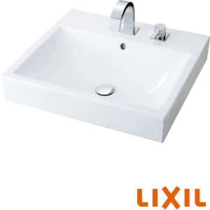 LIXIL(リクシル) YL-A536JYA(C) BW1 角型洗面器 ベッセル式