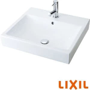 LIXIL(リクシル) YL-A536SYB(C) BW1 角型洗面器 ベッセル式