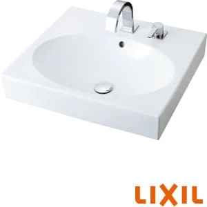 LIXIL(リクシル) YL-A546JYA(C) BW1 角型洗面器 ベッセル式