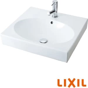 LIXIL(リクシル) YL-A546SYA(C) BW1 角型洗面器 ベッセル式
