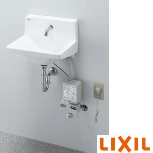 LIXIL(リクシル) YL-A951MD BW1 ハイバックガード洗面器 Mサイズ 自動水栓セット