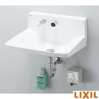 YL-A955A2F BW1 ハイバックガード洗面器 Lサイズ 自動水栓＋水石けん供給栓セット