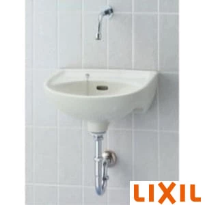 YL-15BG BW1+LF-45A+LF-10PA+SF-5E+KF-30DN 平付大型手洗器(壁付式)