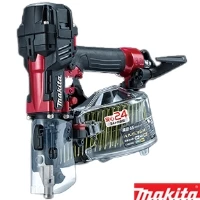 AN636H 【在庫処分】高圧エア釘打機 65mm エアダスタ付 赤