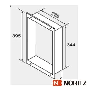 ノーリツ 0701680 給排気トップ取付枠