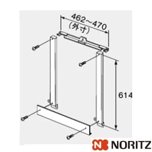 ノーリツ PSカナグセットPK-D470NR PS金枠セットPK-D470NR