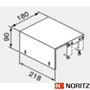 ノーリツ 0702745 GTS用水平支持金具
