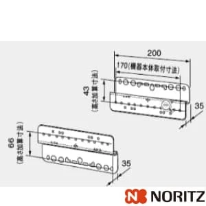 0703764 防振壁掛金具BK-1