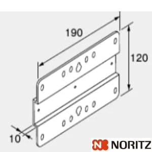 ノーリツ 0705586 壁掛金具TFW