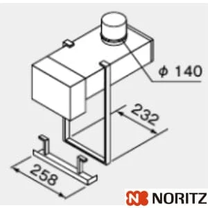 ノーリツ 0707072 GTS用Cチャンバ部品-3