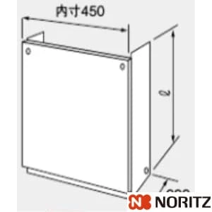ハイカンカバーH68-K600-W ノーリツ 配管カバーH68-K600-W