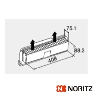 ノーリツ ハイキカバーC122 排気カバーC122