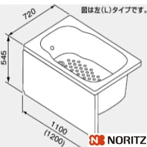 ノーリツ 0901336 SP1272/CON R-STW/BL