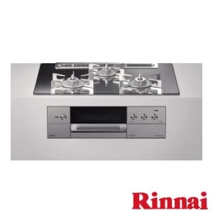 リンナイ RHS71W31E13RCSTW 13A グリル付ガスビルトインコンロ デリシア 3V乾電池タイプ
