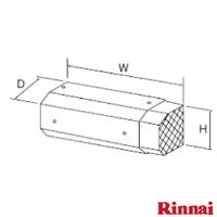 リンナイ ROP-U305-24 側方排気アダプタ