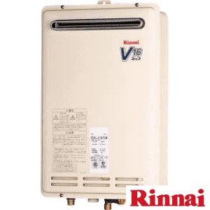 リンナイ RUK-V1610BOX 13A ガス給湯専用機 音声ナビ RUK-Vシリーズ コンパクトタイプ 16号 壁組込設置型 BL認定品
