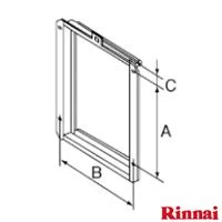 リンナイ UOP-G030A-E 扉内設置用取付BOX