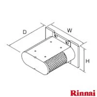 リンナイ UOP-H305(A) 側方排気アダプタ