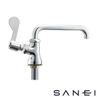 SANEI A5310L-13 厨房用立形自在水栓（左ハンドル）［共用形］