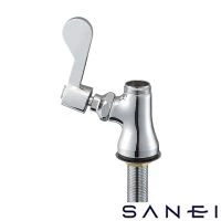 SANEI A5310LF-13 厨房用立形自在水栓本体（左ハンドル）［共用形］
