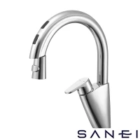 SANEI AEK8700E シングル混合栓（音声認識＆センサー式）