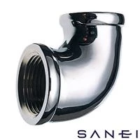 SANEI JT731-1-20X13 異径エルボ（クロム）