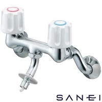 SANEI K1101TV-W SANEI(サンエイ) ツーバルブ洗濯機用混合栓