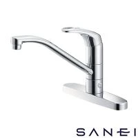 サンエイ(SANEI) シングル台付分岐混合栓
